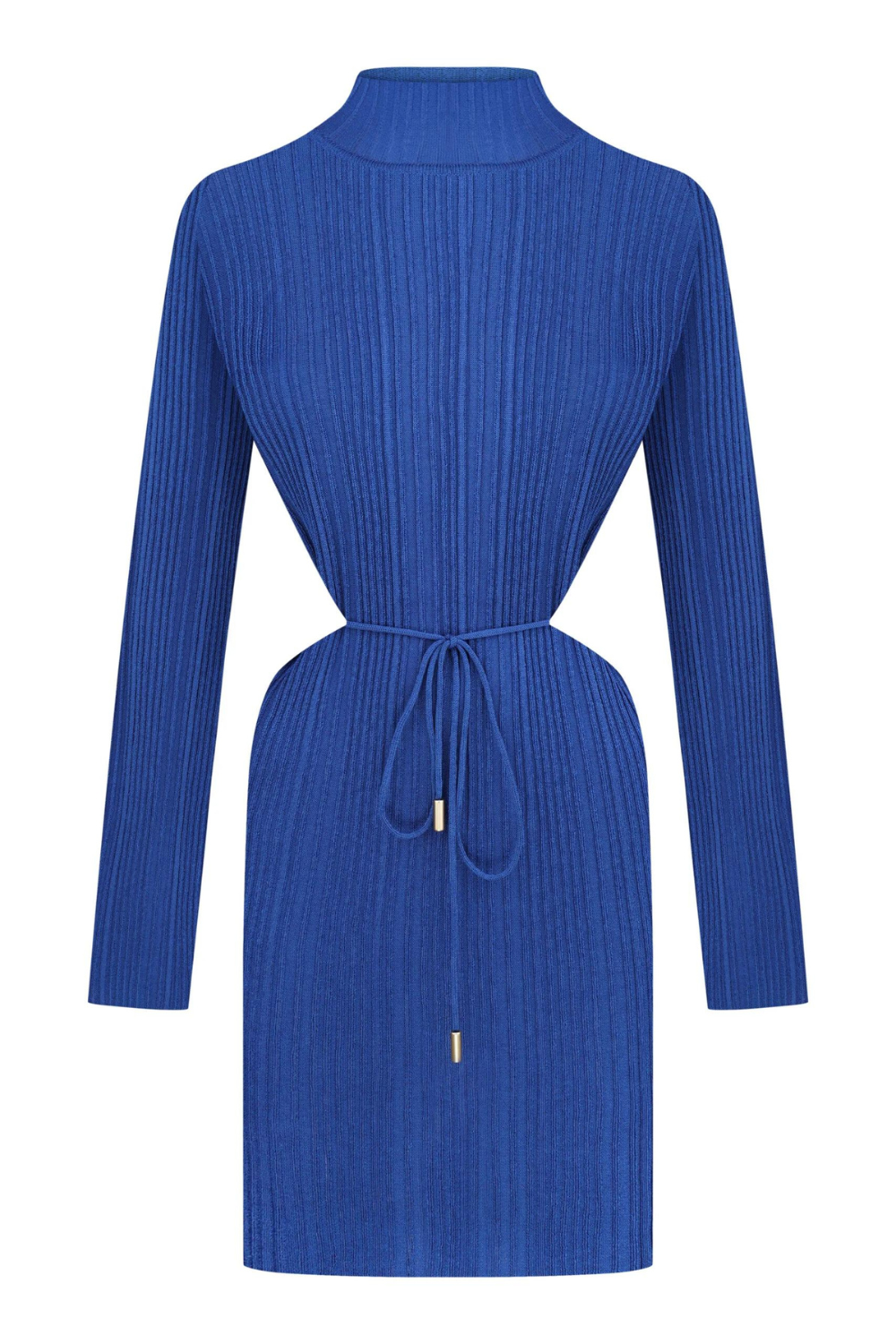Knitted dress dark blue (K.KVIT, T.MOSCA) PDJ23-03