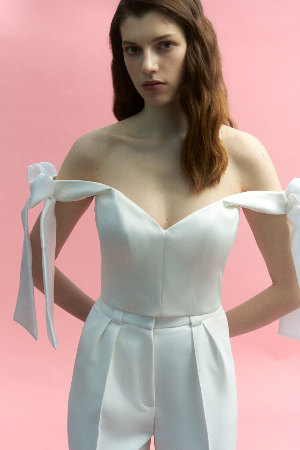 Satin Top (Total White) SS2303