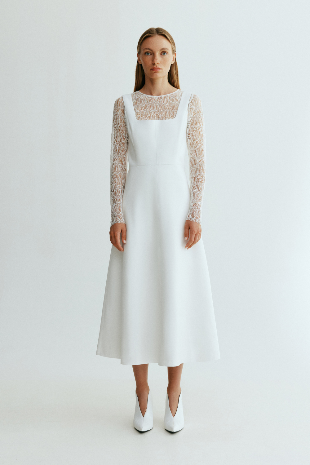 Сукня (Total White) FW2405