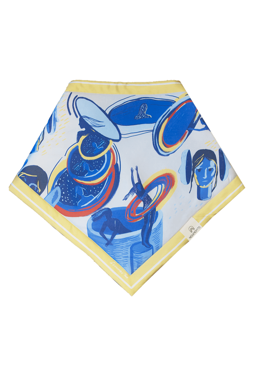 Zateplený šátek s designovým potiskem SOPHIA (Nesamovyto) SP2