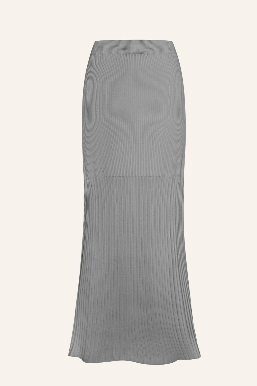 Knitted skirt, gray, (T.Mosca), UOL24-01