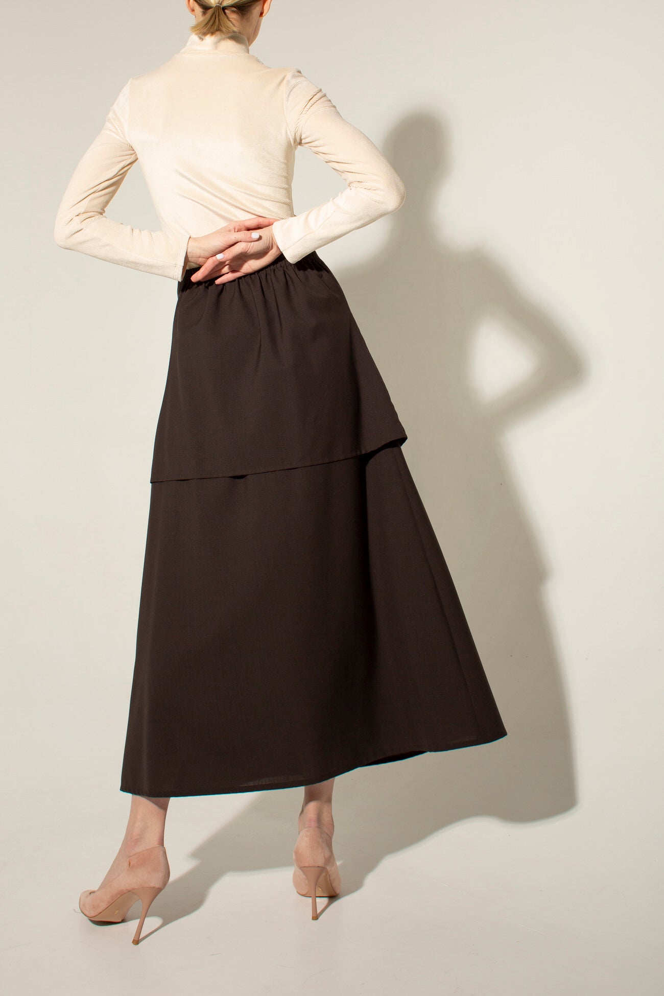 Transformovatelné šaty z textilního materiálu (PANOVE) U.PN00146N