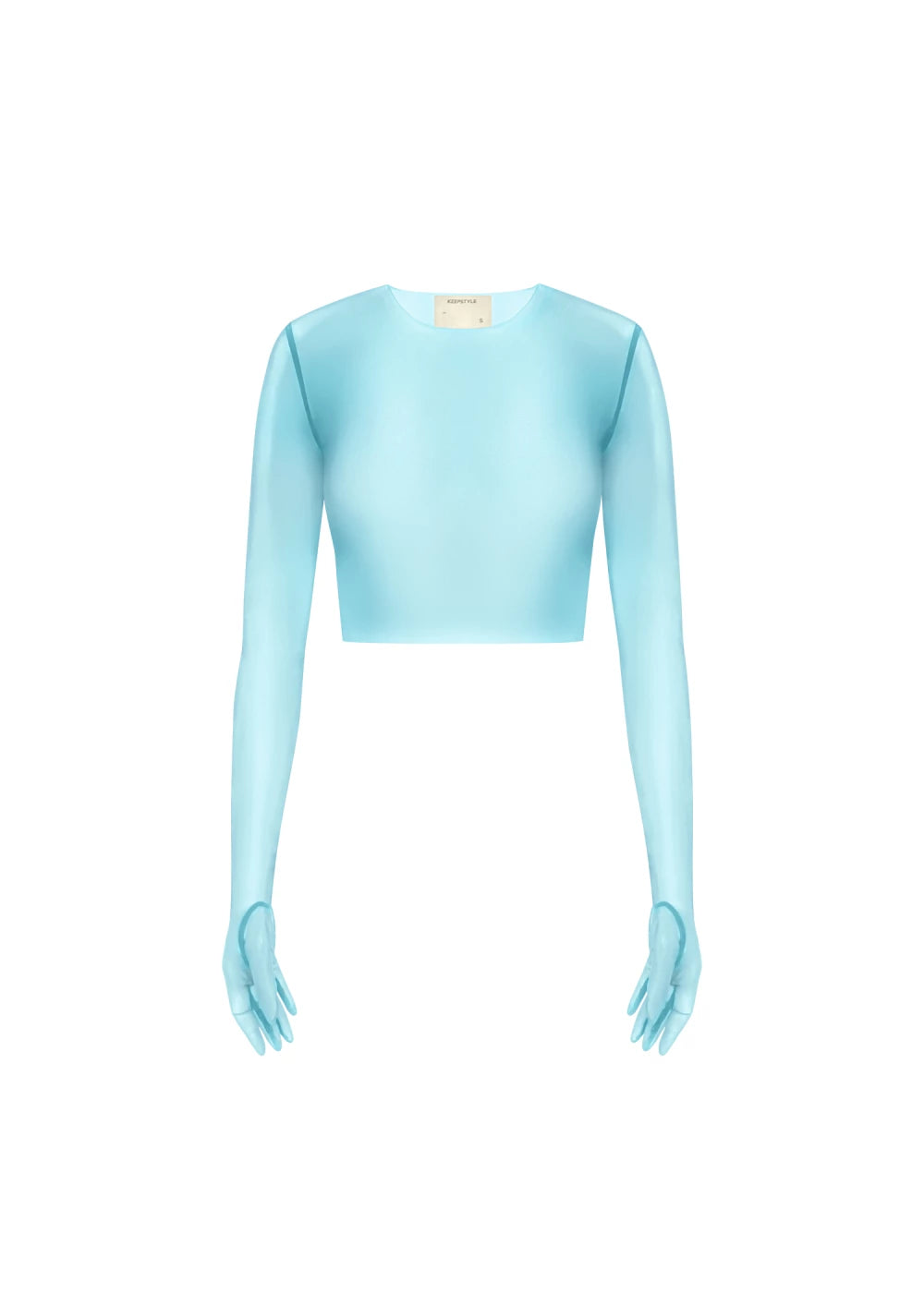 Top, blue &quot;lilith mesh&quot;, (KeepStyle), KSTL_0011