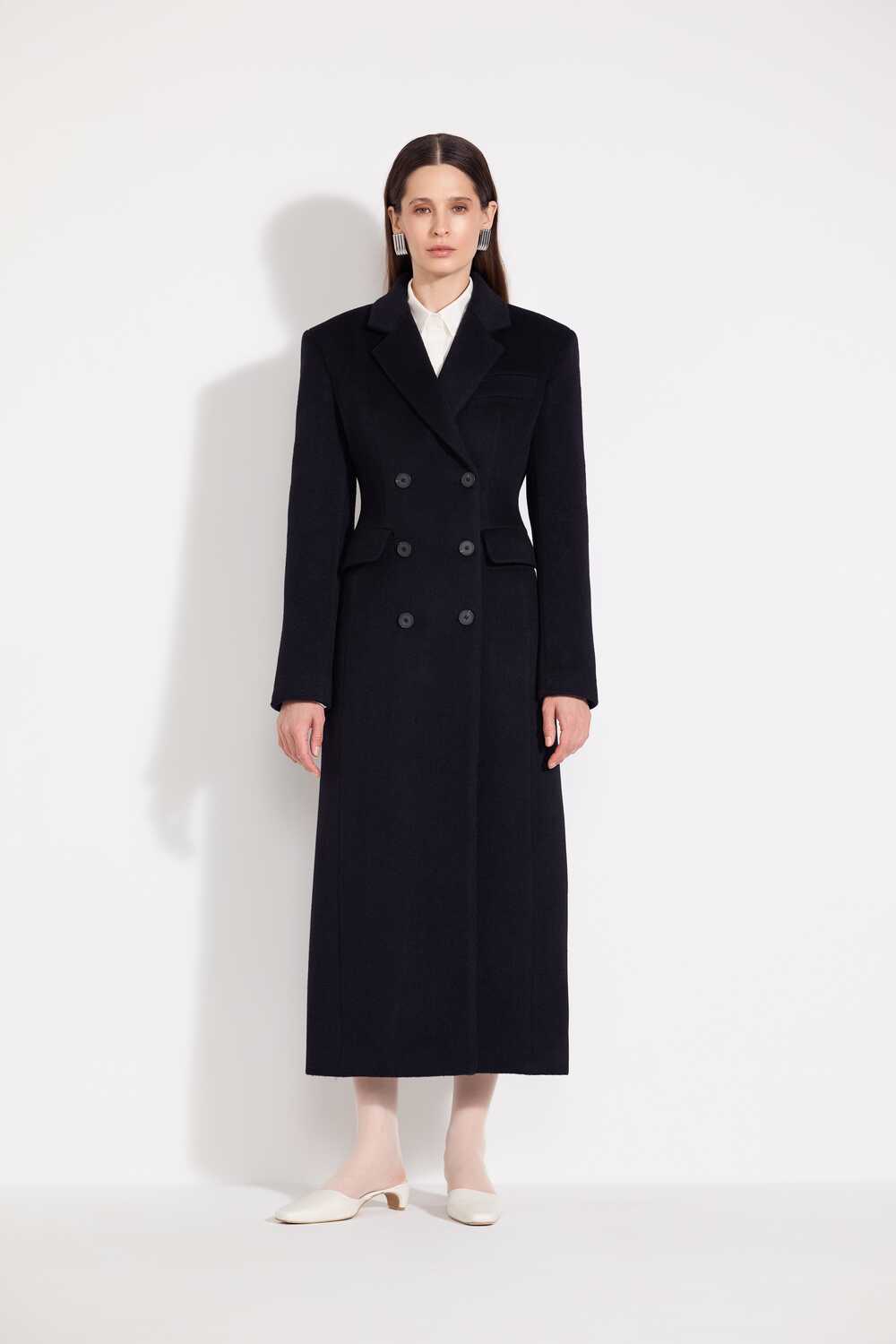 Kabát „Valentino“, černý (L`eskizzo) , 102247