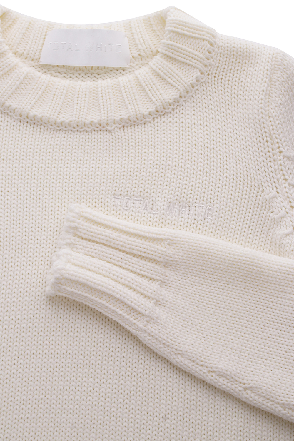 Svetr z merinové vlny (Total White) FW2406
