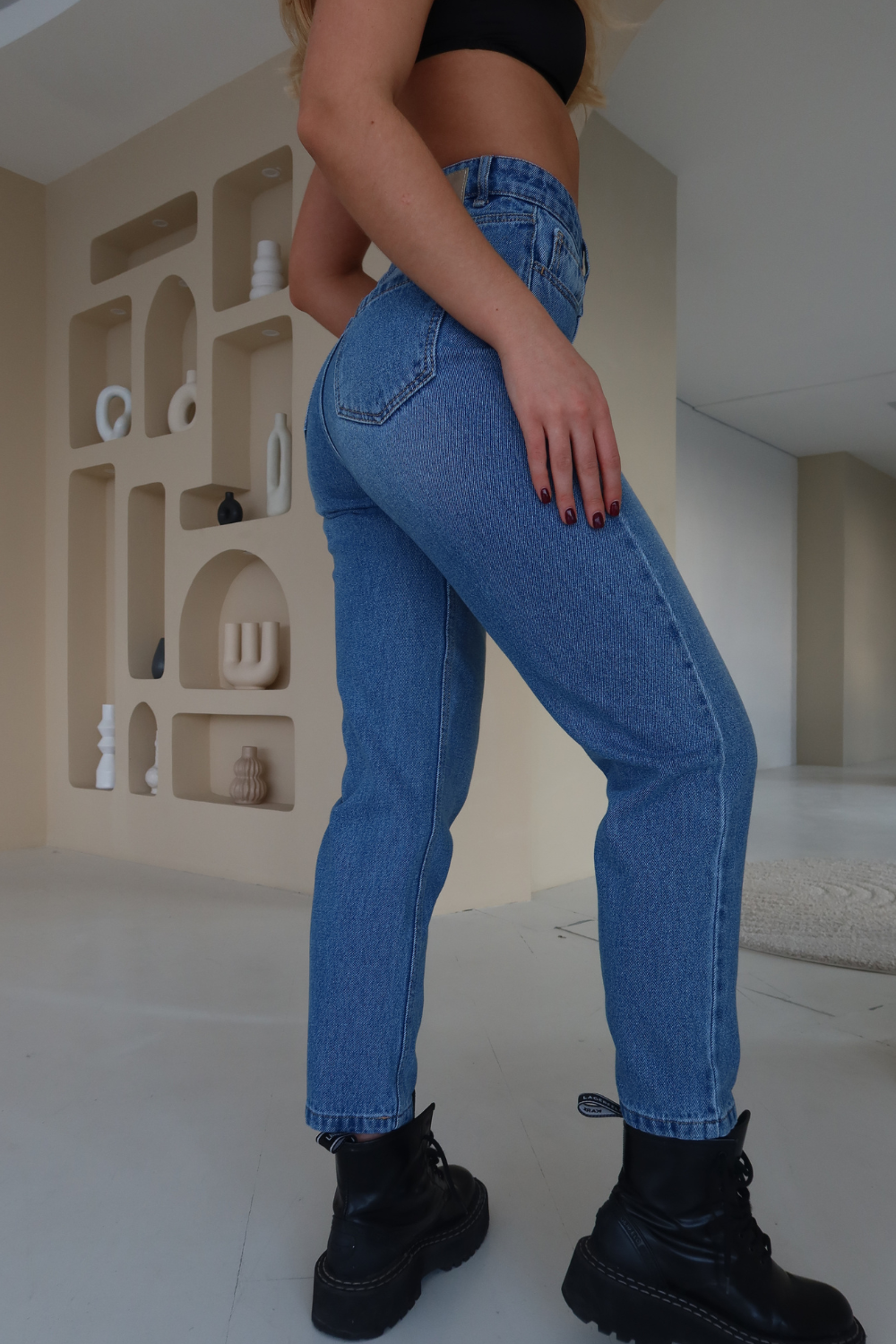 Jeans MOM FIT, (Marvanna), 12408