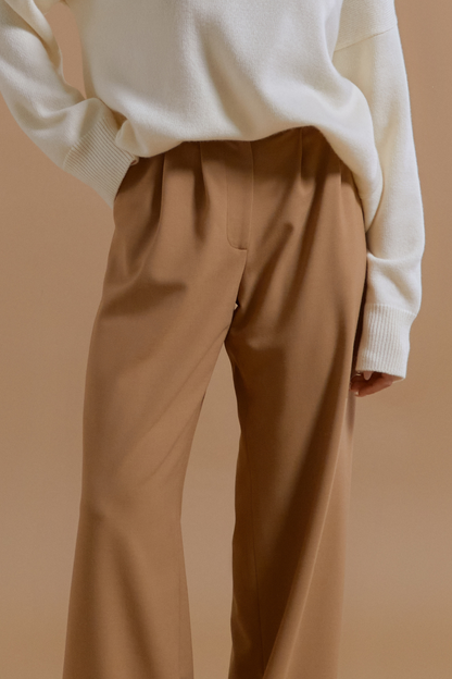 Pants camel color (THE LAW OF LOVE) K-001