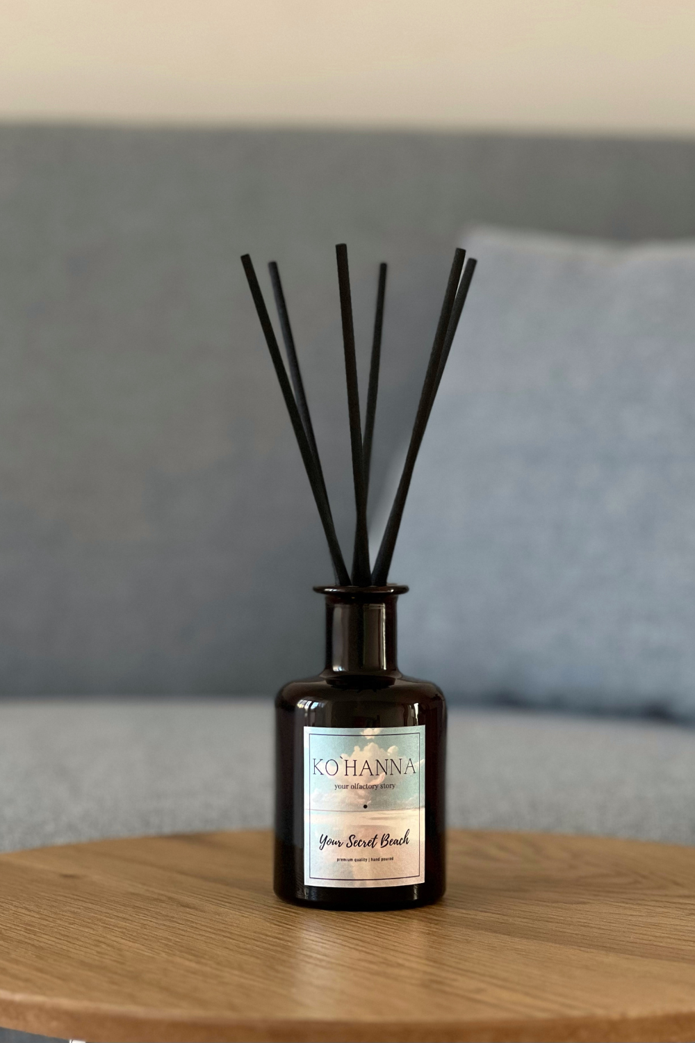 Aromatherapy diffuser with reed sticks, Your secret beach, 200 ml. (KO&