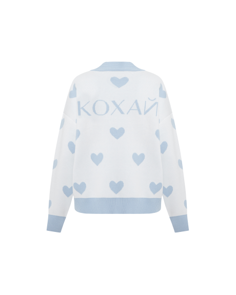 Cardigan Kohai 2024, light blue (VikaAdamskaya), 9076