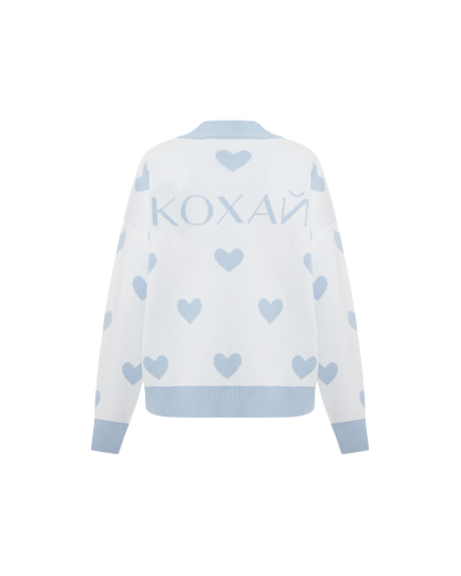 Cardigan Kohai 2024, light blue (VikaAdamskaya), 9076