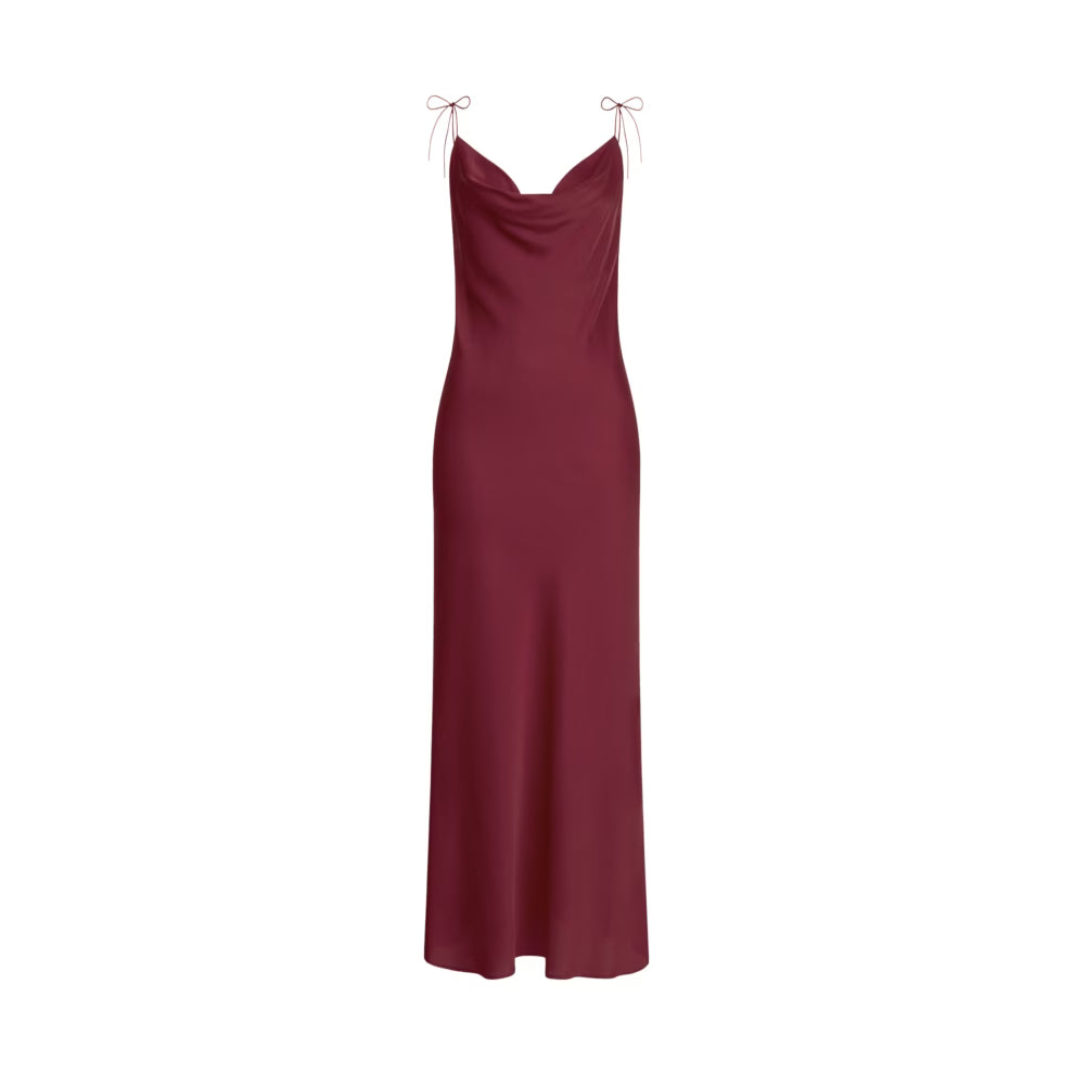 Burgundy maxi dress MINT, (Mint), 2552070000018