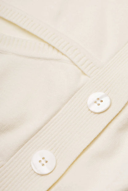 Kardigan na knoflíky, (Total White) SS2501