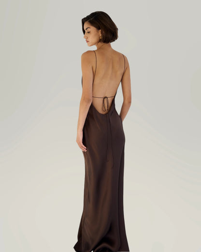 Maxi šaty Grace (Ocean x Silk)