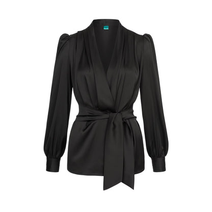 Блузка чорна ELEGANT (М&