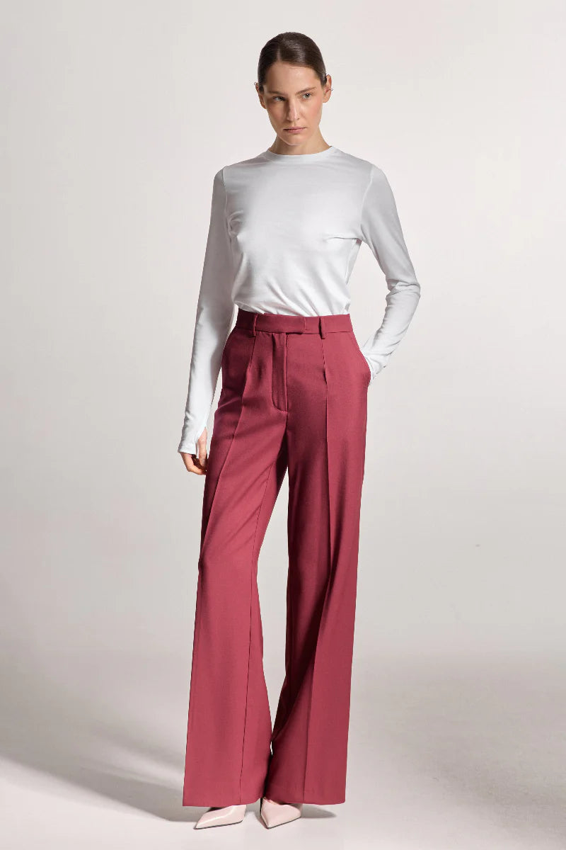 Světle vínové kalhoty (Sarna) , SA546A