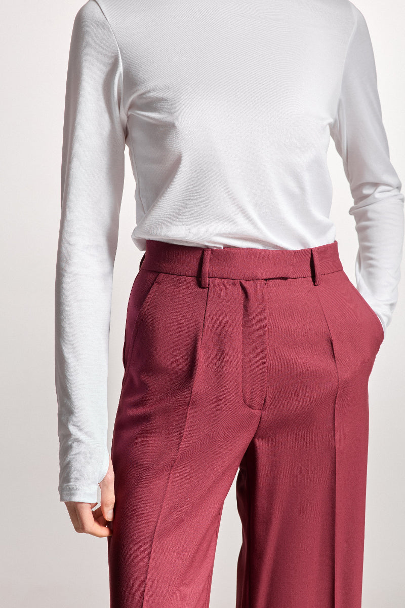 Světle vínové kalhoty (Sarna) , SA546A