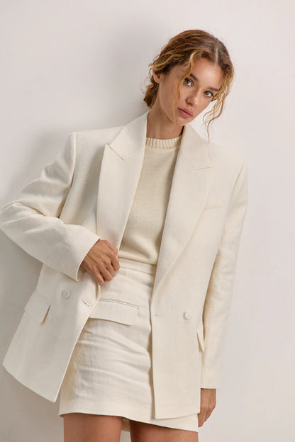 Mini sukně Lina smetanová, (Sarna) SA021S