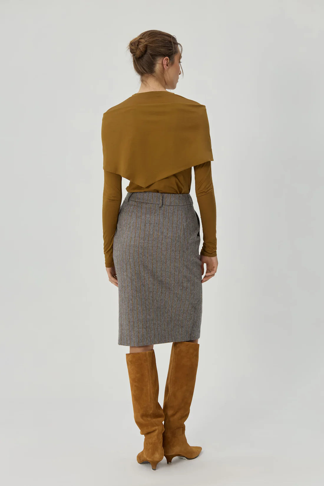 Pruhovaná sukně Emma (Sarna) , SA998A