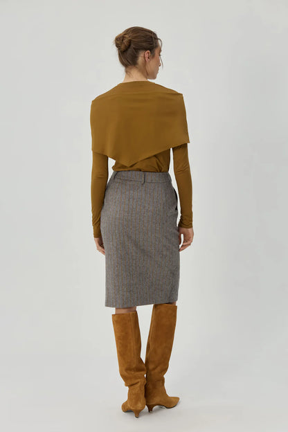 Pruhovaná sukně Emma (Sarna) , SA998A