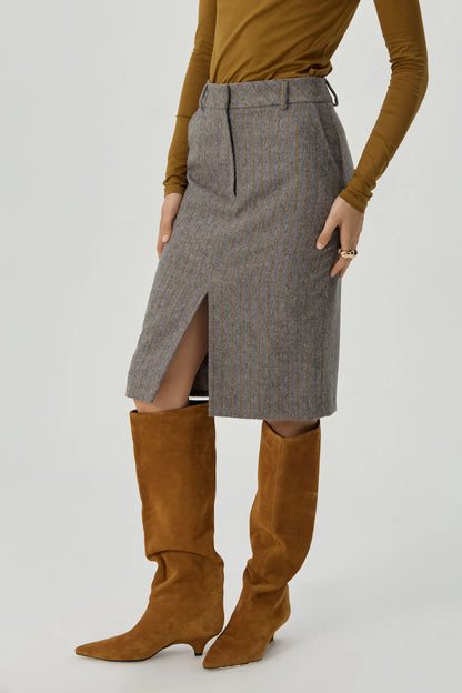 Pruhovaná sukně Emma (Sarna) , SA998A