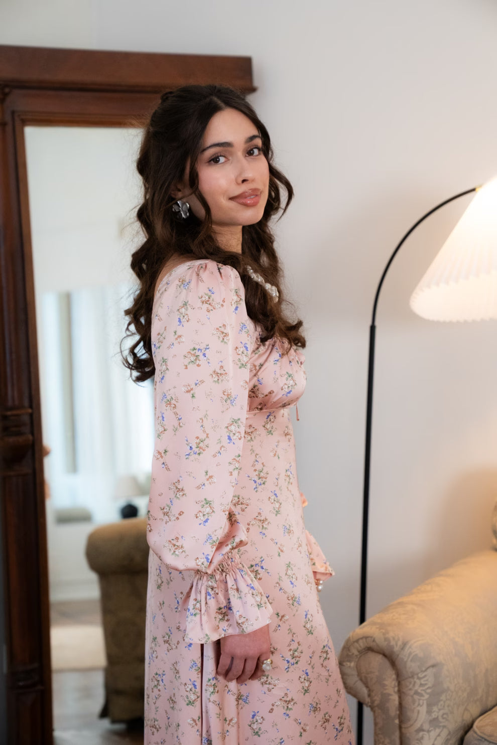 Broskvové šaty PENELOPE (Mint) , 3490320000014