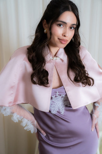 Růžový cape MINI (Mint) , 2772320000012