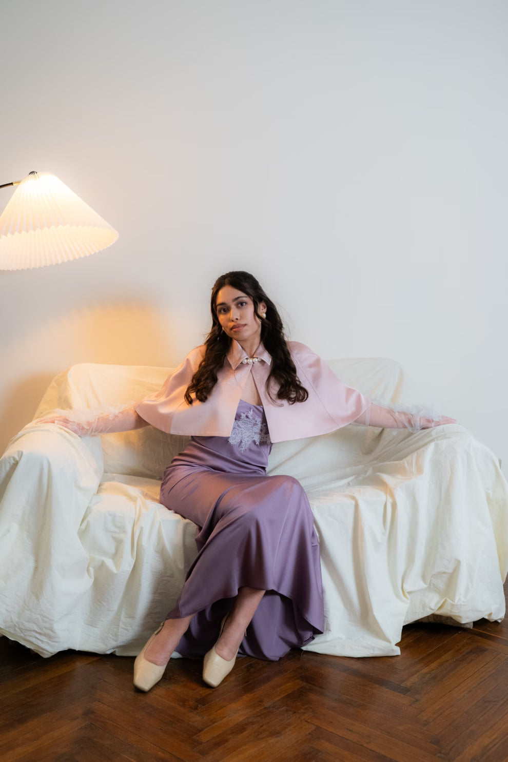 Růžový cape MINI (Mint) , 2772320000012