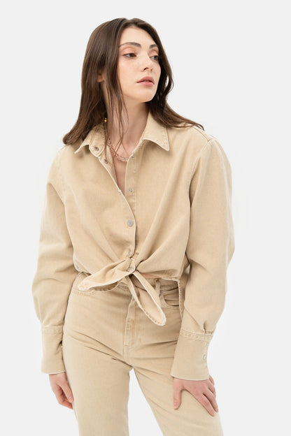 Košile (Match Denim) , sp26-shirt-beige