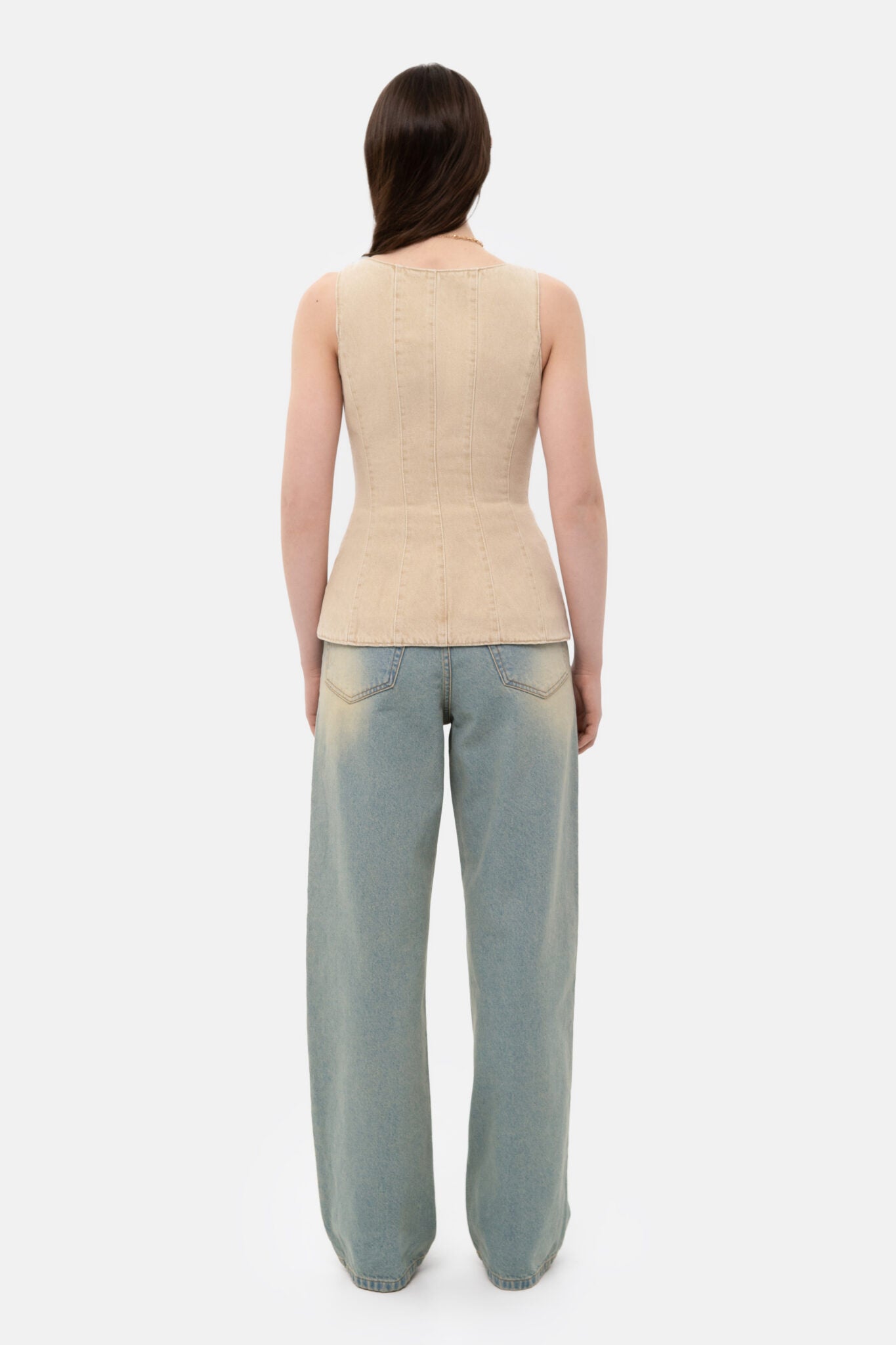 Vesta (Match Denim) , sp26-siluet-vest-beige