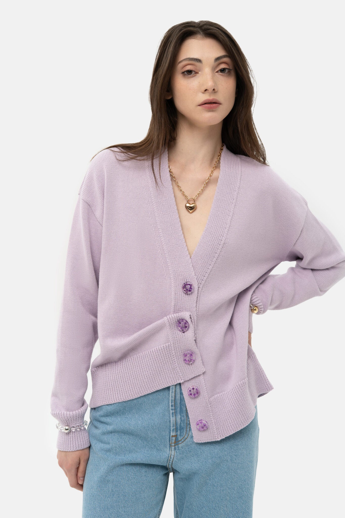 Svetr (Match Denim) , sp26-cardigan