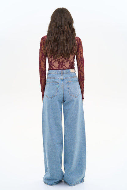 Широкі джинси світло-блакитного кольору (Match Denim), sp25-jns-light-blue