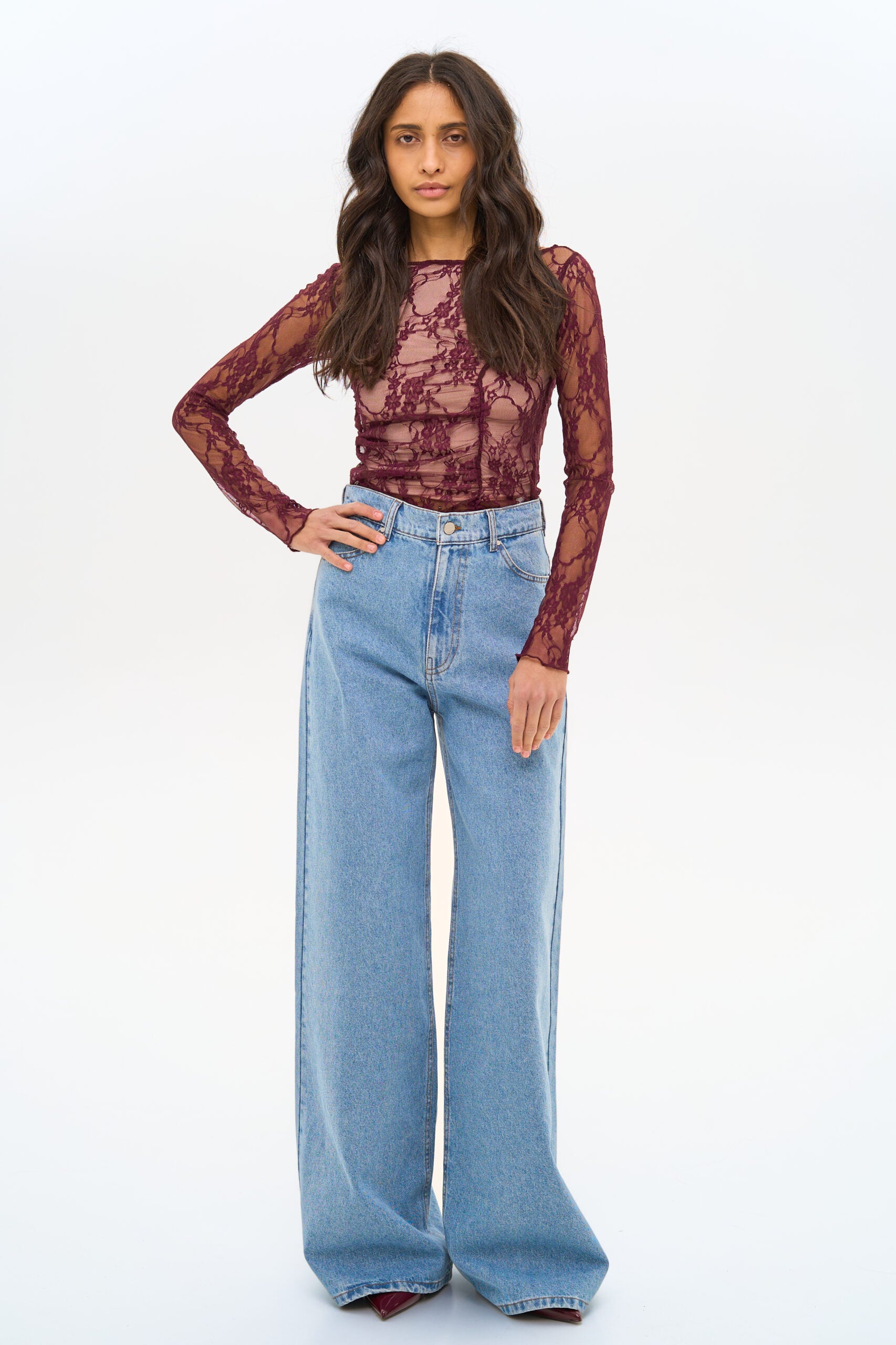 Широкі джинси світло-блакитного кольору (Match Denim), sp25-jns-light-blue