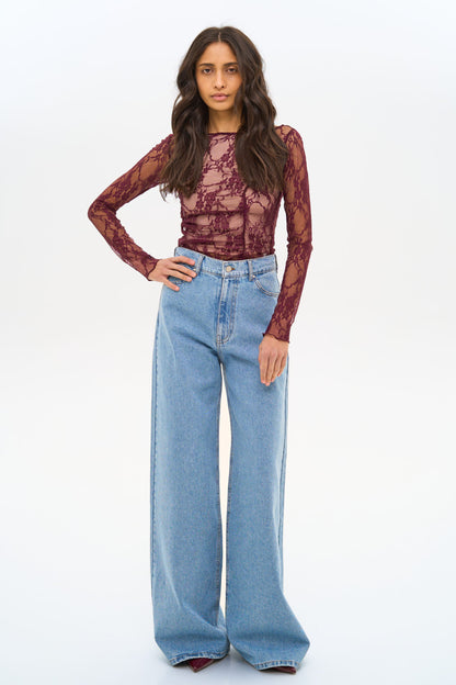 Широкі джинси світло-блакитного кольору (Match Denim), sp25-jns-light-blue