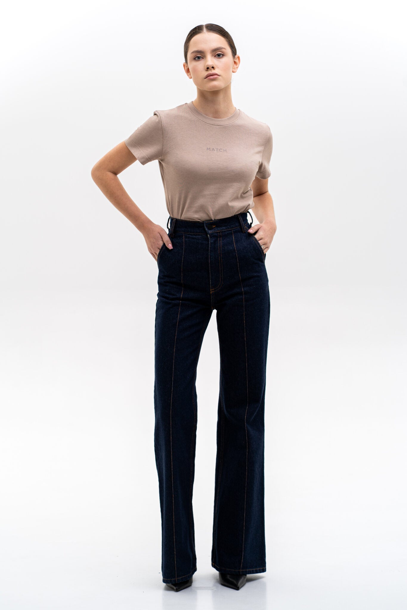 Džíny (Match Denim) , sp25-flared-jeans