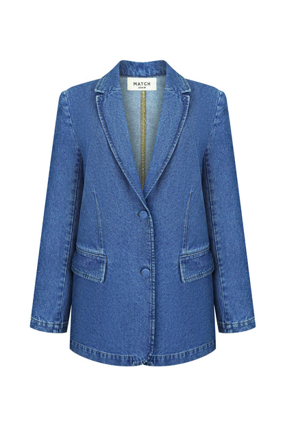 Джинсова куртка (Match Denim), sp25-classic-jacket-blue