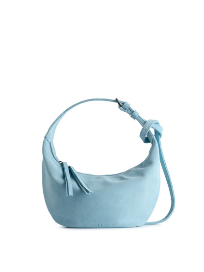 Kabelka HOBO DROP MINI SUEDE SOFT BLUE (NUKOT)
