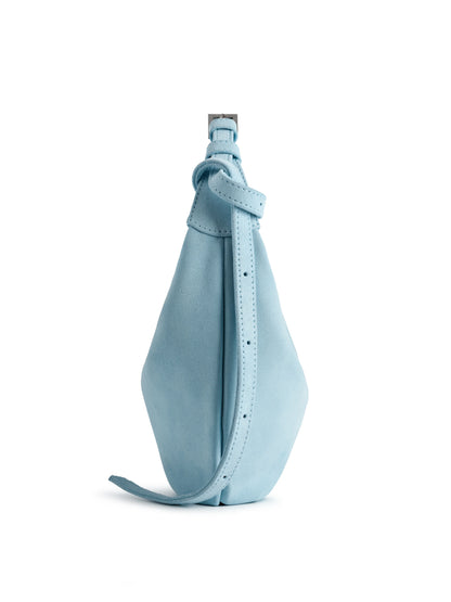 Kabelka HOBO DROP MINI SUEDE SOFT BLUE (NUKOT)