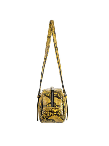 Kabelka BOWLING BAG PYTHON YELLOW (NUKOT)