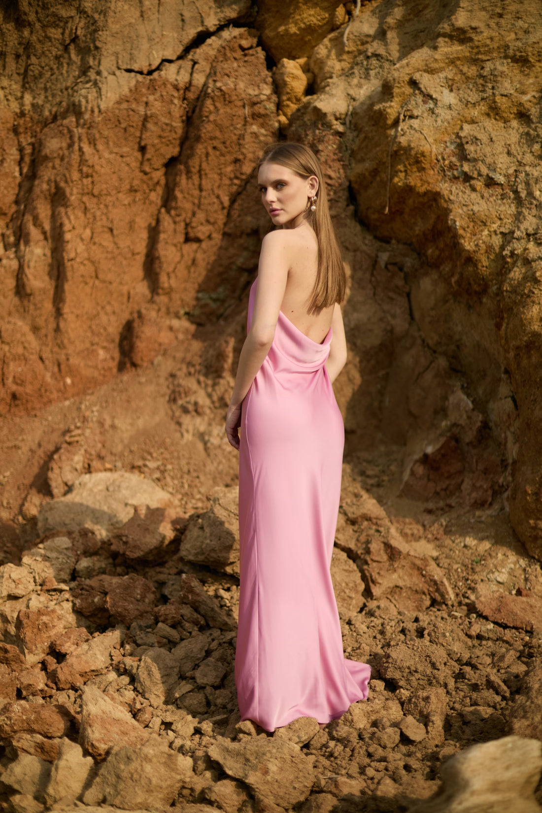 Pink maxi dress MINT (Mint) 3043230000010