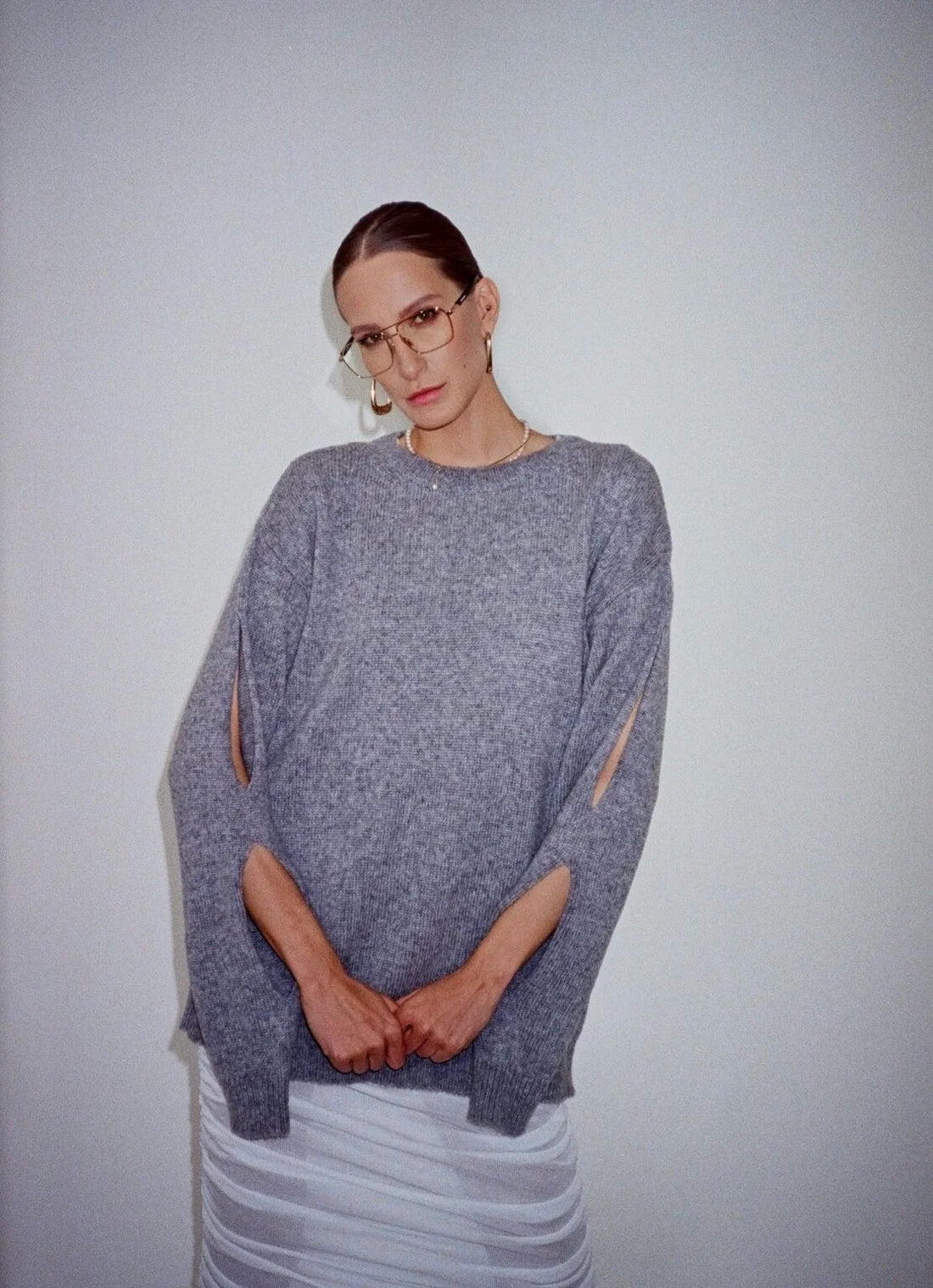 Sweater, gray, (KaterinaKvit) SAW252605