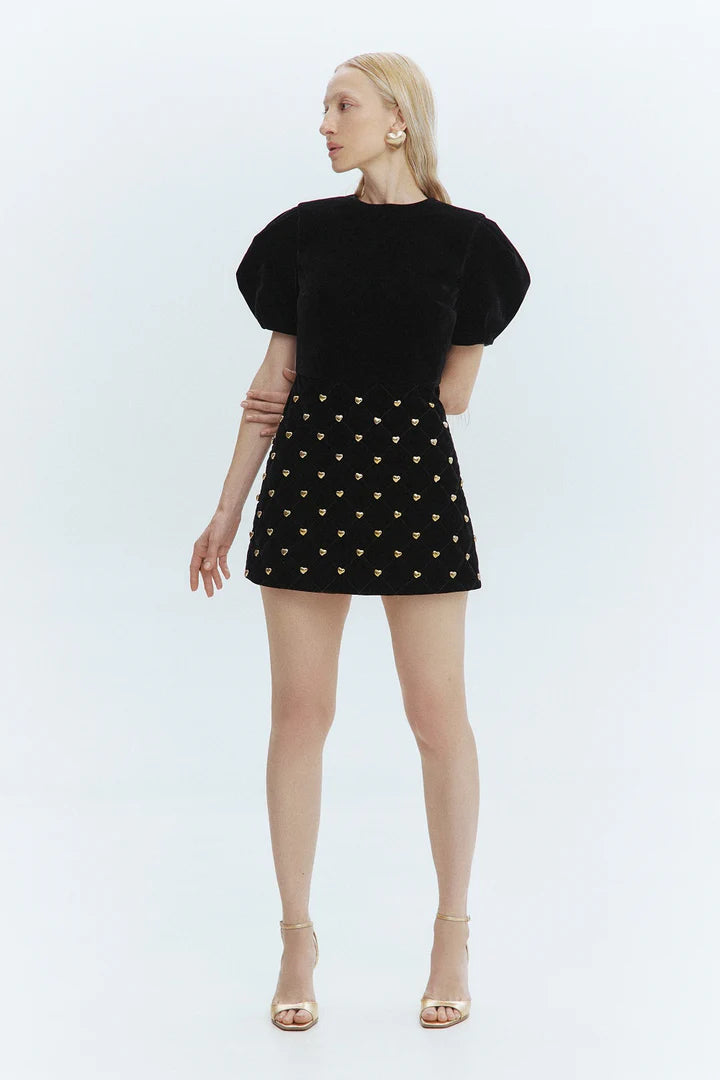 GRD003330014 Heart Velvet Dress (Guranda)