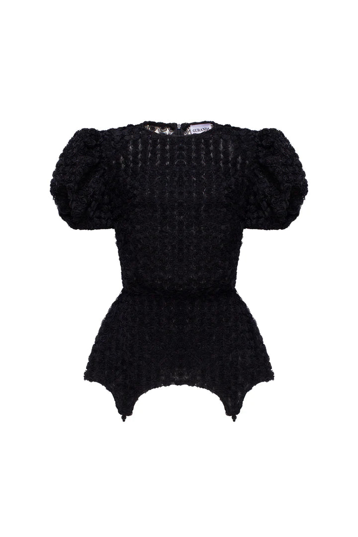 Blouse Rose, black, (Guranda) GRD003330010