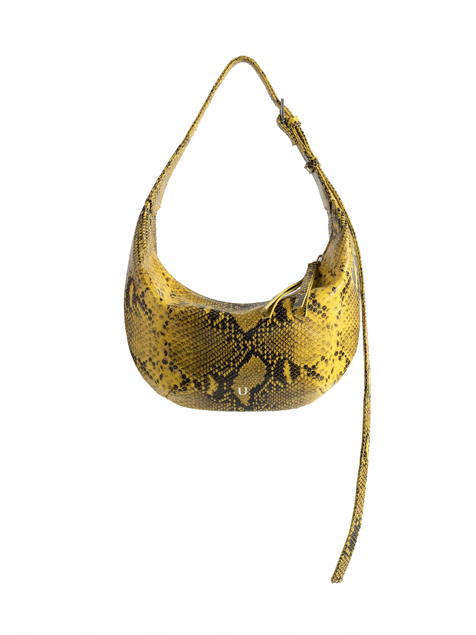Kabelka HOBO DROP MINI PYTHON YELLOW (NUKOT)