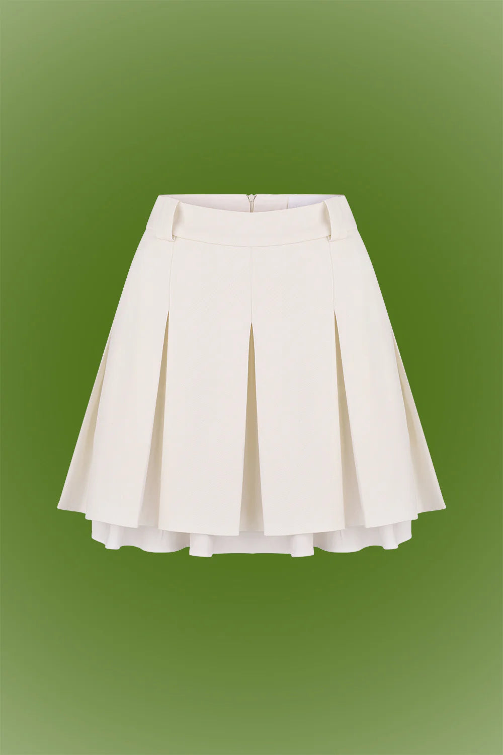 Pleated skirt &quot;Leeds&quot;, (TotalWhite), FW2506