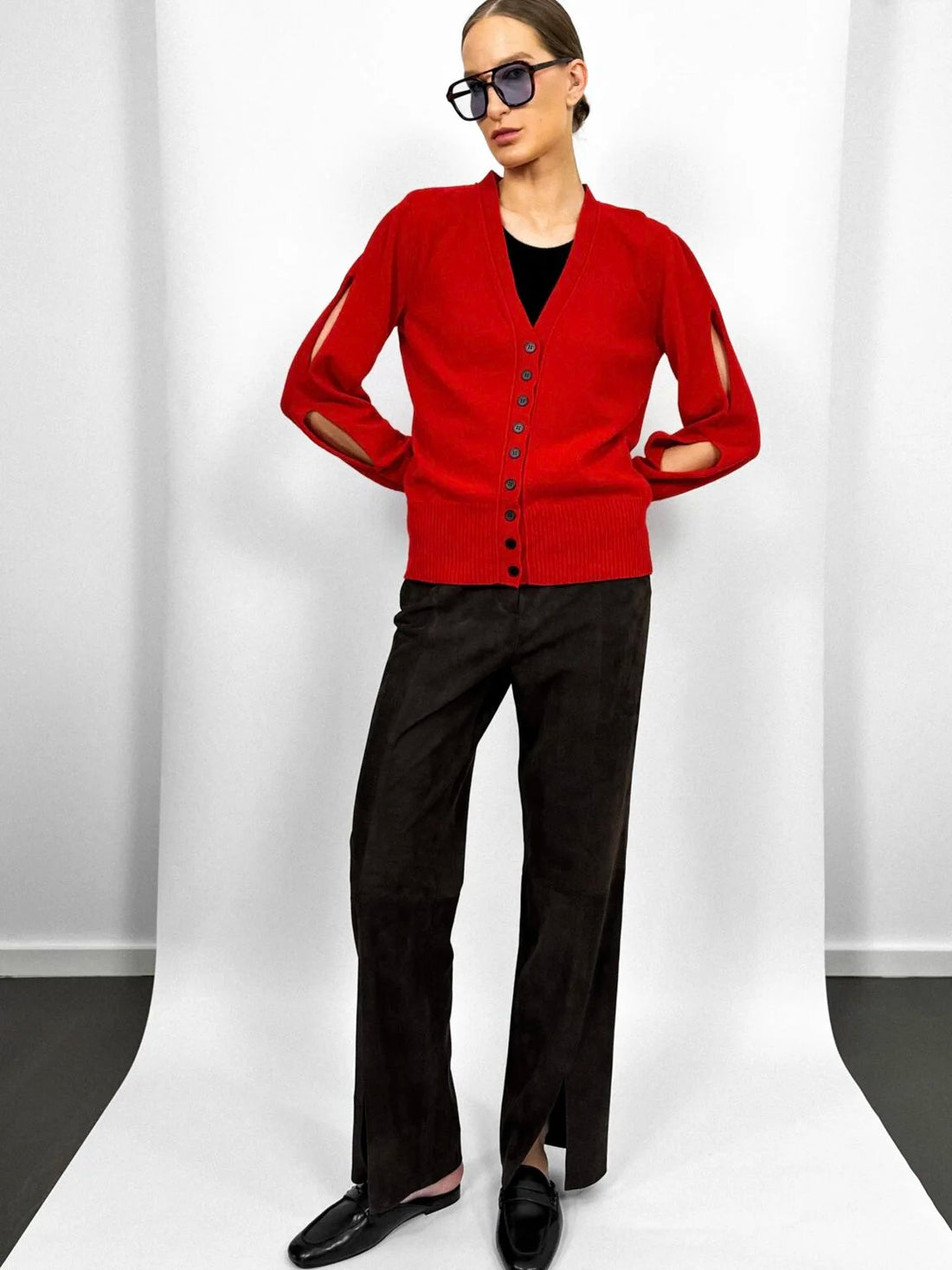 Cardigan červený (K.KVIT) GAW252602