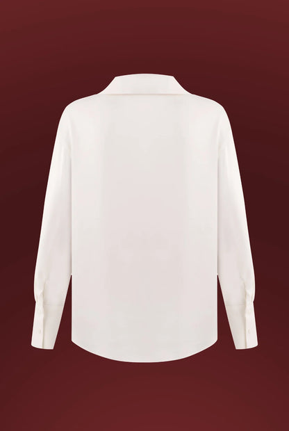 Flowing blouse, (Total White) CR2501