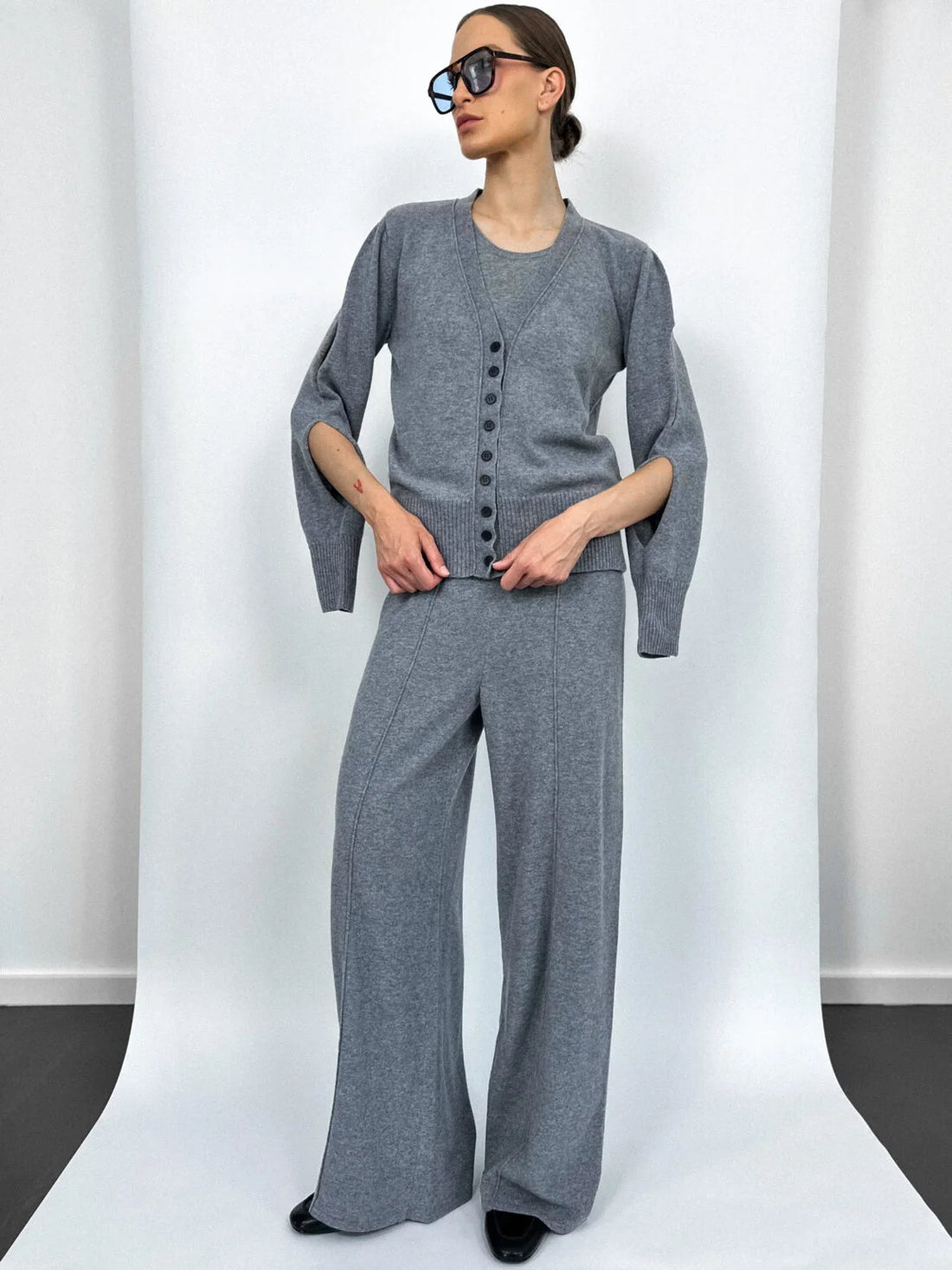 Gray cardigan, (KaterinaKvit) GAW252602