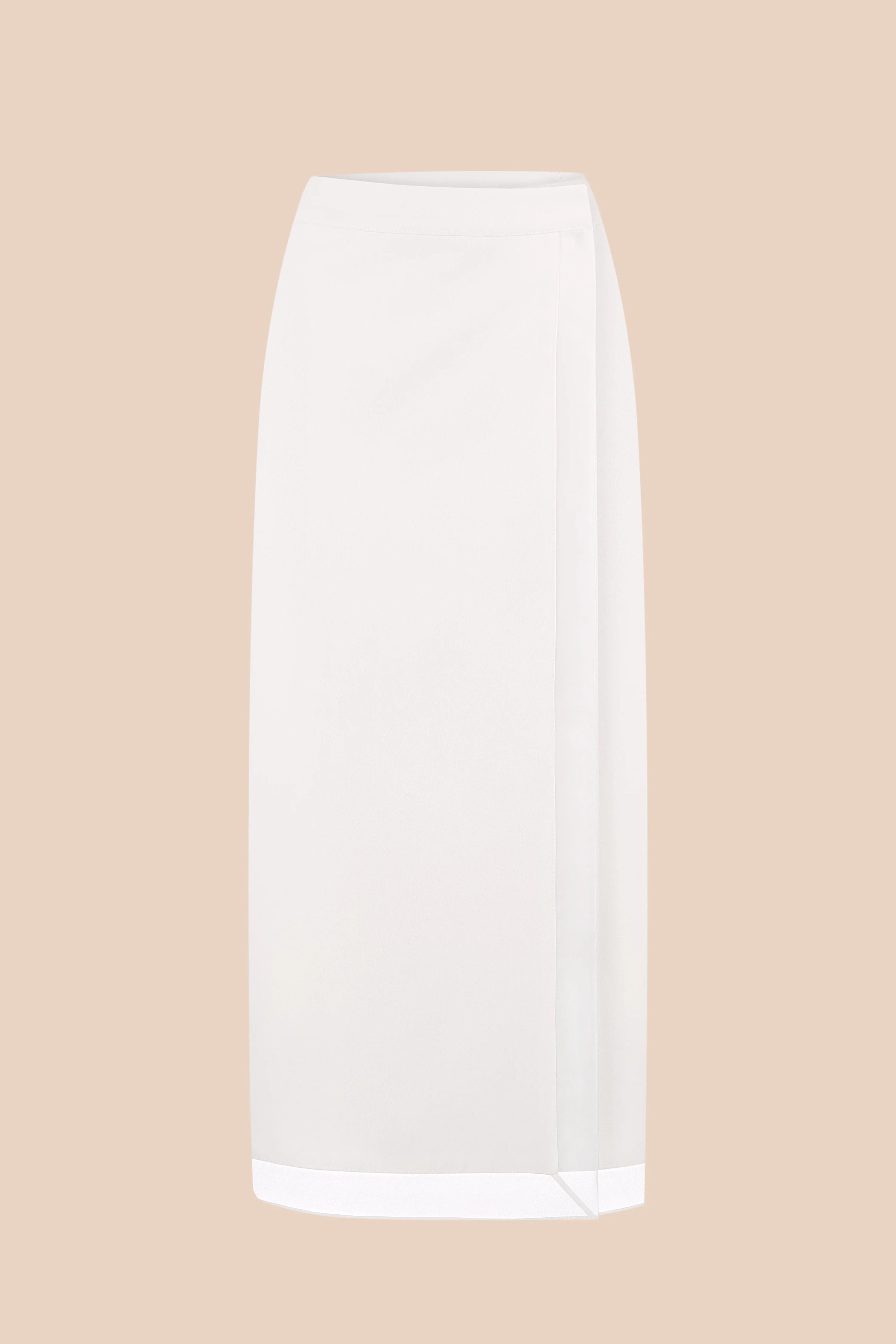 Zavinovací sukni, (TotalWhite), SS2502