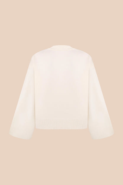Kardigan na knoflíky, (Total White) SS2501