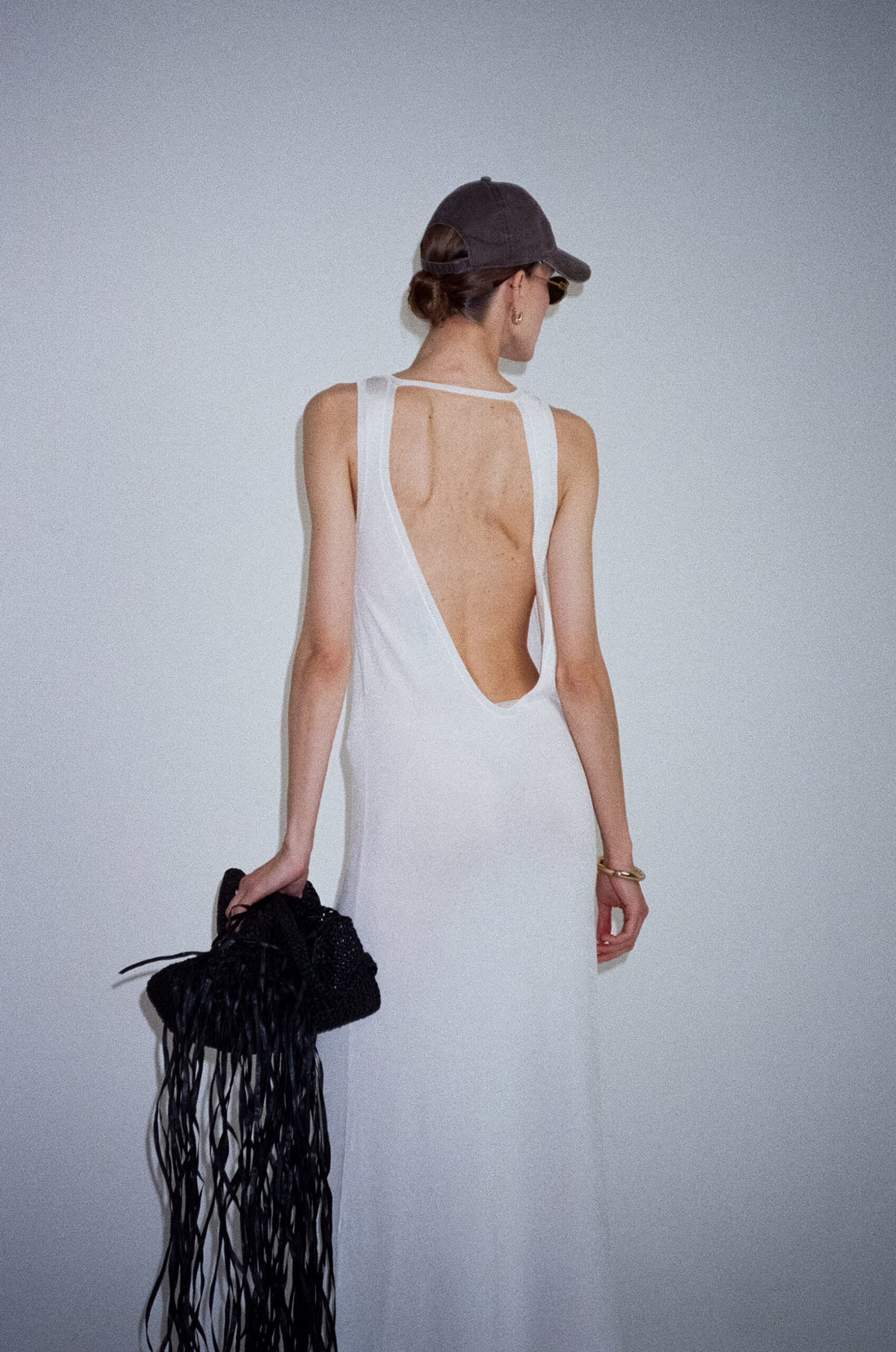 Midi dress/white, (KaterinaKvit) PSS250003